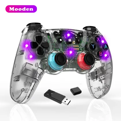 L CM-615 Transparent Design BT Wireless Gamepad Controller