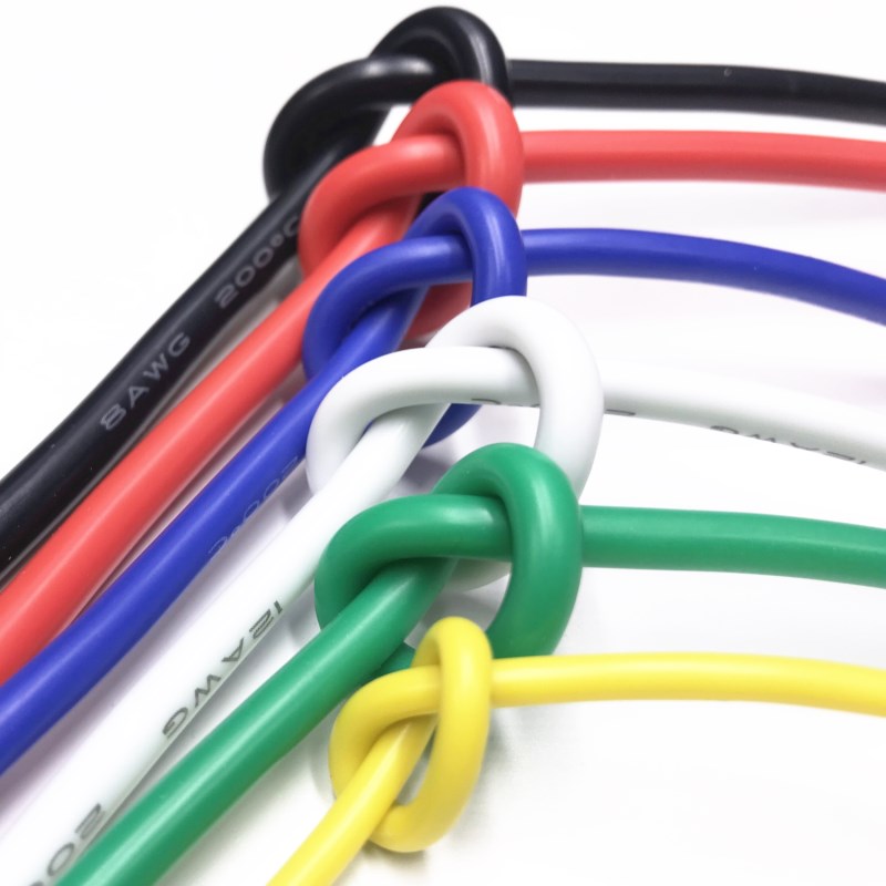 Soft silicone wire 16AWG4 6 7 8 9 10 11 12awg 13 14 15 17 18 20 22 24 26 28 30awg heat-resistant 60C- + 200C cable