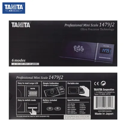 Tanita Diamond Balance 1479J2 Ultra Precise Jewelry Scale