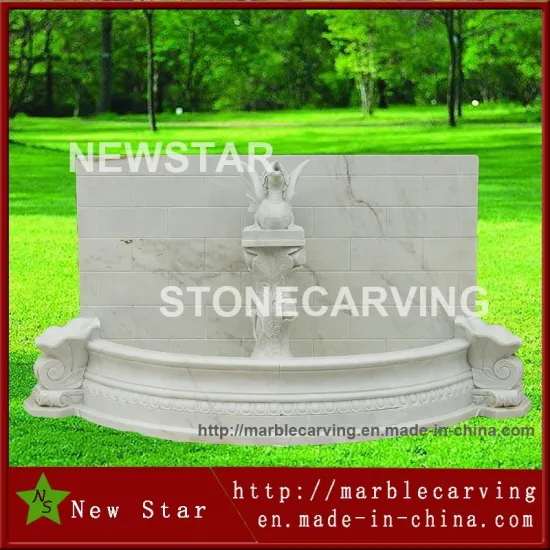 White Swan Wall Founain. Water Fountain, Stone Fountain in Garden