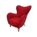 Leisure sofa chair in red