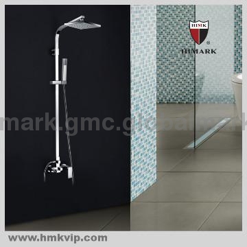 bath & shower faucet chrome & gold  (1340800)