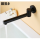 Accesorios de baño Caño giratorio de pared de agua de baño cromado de latón redondo