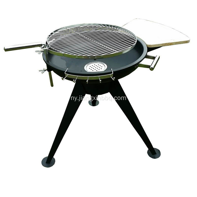 Huge Height Adjustable Charcoal BBQ Grill