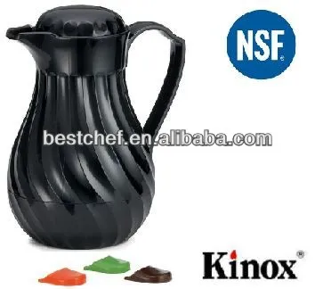 Kinox black ABS Swirl insulated beverage jug with Rotate cover
