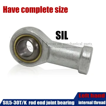 SIL8 rod end joint bearing metric female left hand thread rod end bearing SIL8 SIL8TK SIL5 6 8 10 12 14 16 18 20 22 25 28 30 TK