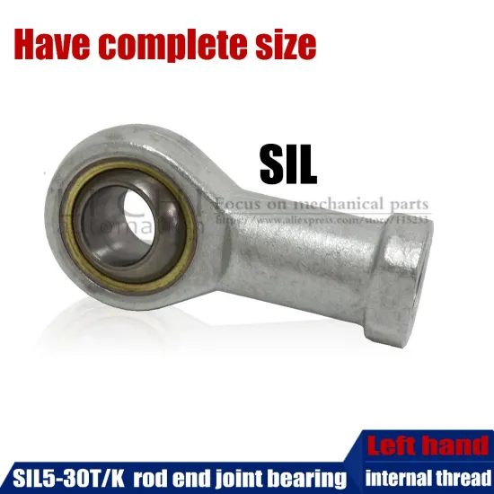 SIL8 rod end joint bearing metric female left hand thread rod end bearing SIL8 SIL8TK SIL5 6 8 10 12 14 16 18 20 22 25 28 30 TK