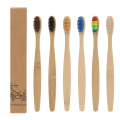 Escova de dentes de bambu natural e ecológica personalizada