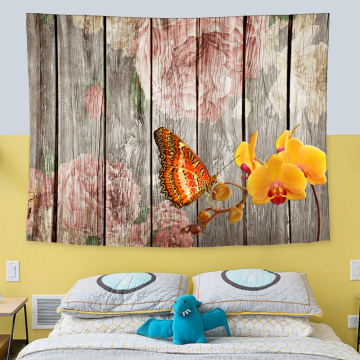 Tapiz decorativo de mariposa 3D