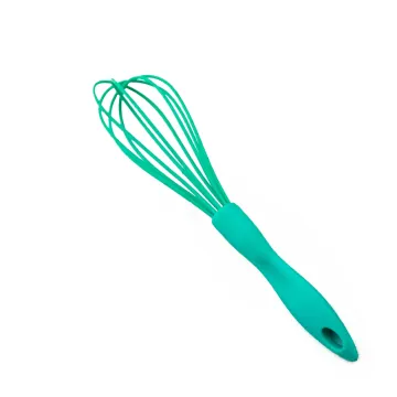 promotional silicone coated egg balloon pp handle whisk