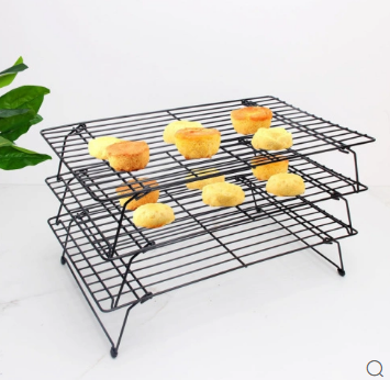 Enhancing Baking Efficiency with the Versatile 3-Tier Cake Cooling Rack