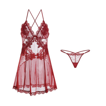Women's Lace Pajamas and Nightwear: Explore Stylish Options in Lacy Gauze and Suspender Designs