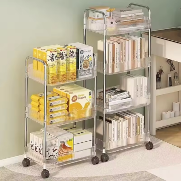 Multi Scene 4-Layer Ultra-Thin Storage Rack Badrumshandvagn