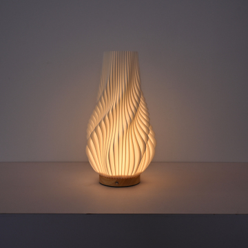 Modern Wooden Table Lamp for Bedroom - Bedside LED Decorative Lamp