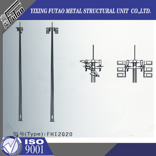 Đèn chiếu sáng cao Dodecagon với đèn halogen kim loại