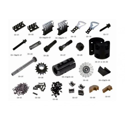SULZER PROJECTILE GUIDE TOOTH HOLDER/BLOCK/SCREW/COUPING