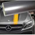 satin metallic silver car vinyl wrap