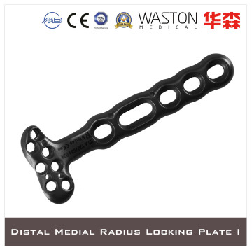 Titanium Distal Medial Radius Loc Plate I with Available Combined or Multi-Angle Hole