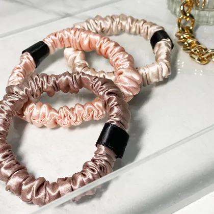 printing silk scrunchies vs silk