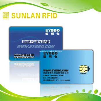 Matt Finished Contact Card with Customer Design (SL3117)