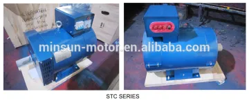 Single phase 5kw generator brush alternator price list