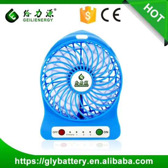 Best gift emergency Portable electrical strong wind usb fan with led rechargeble mini fan