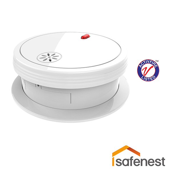 Optical Smoke Detector With Photoelectric Sensor Hotel Use