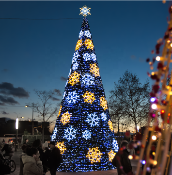 2023 Factory Wholesale Christmas Trees with LED Lights