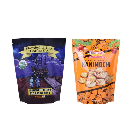 Foil Laminated Snack Packaging Doypack Flexible Custom Bag