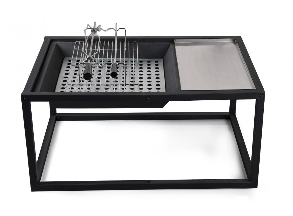 Multi-function Charcoal Grill Square