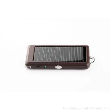 105x48.5x13mm Solar Charger, 5.5v/80ma Solar Panel, 1200mah Capability
