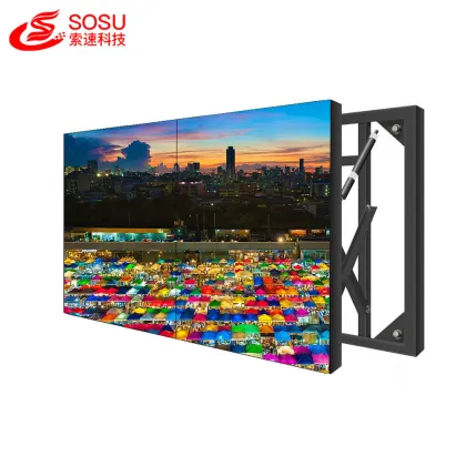 Narrow bezel lcd video wall tv wall
