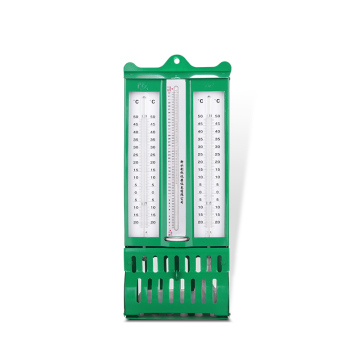 Accurate Dry and Wet Bulb Thermometer with Enlarged Scale in Iron Shell