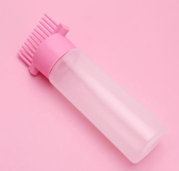 Bottiglia di applicatore ad olio con pettine - bottiglia da olio per olio per capelli da 60 ml, da 200 ml