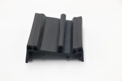 Transportation railway door and window rubber sealing strip