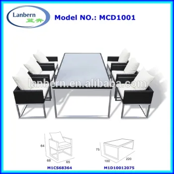 outdoor garden rattan tables chair sofa set MCD1001
