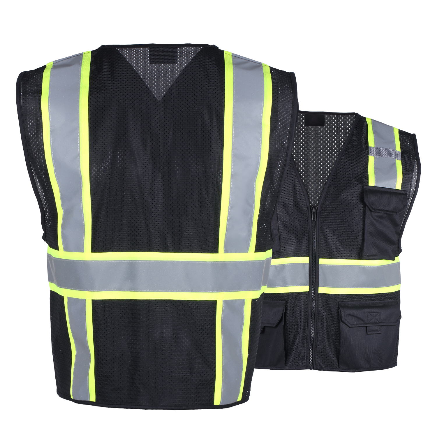 Clase 3 Hi Vis Contrast Chalecería de seguridad Hyper-Lite