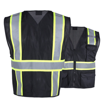 Klasa 3 HI Vis Contrast Hyper-Lite kamizelka bezpieczeństwa