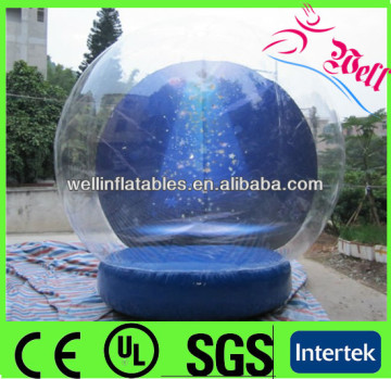inflatable snow globe festival for christmas, large snow globe make
