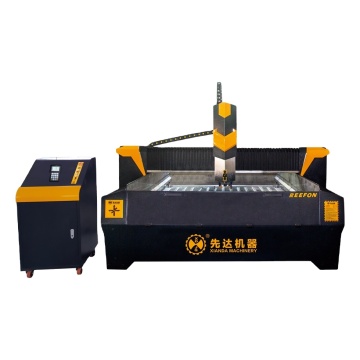 Máquina de tallado de piedra CNC de 3 eje enrutador refrigerada por agua de 5.5kW SEM-1325