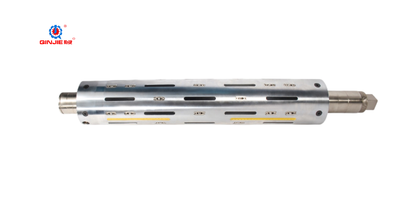 Eixo pneumático chaveado em aço de 6 polegadas com polia