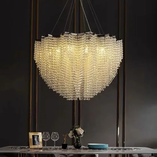 Modern Beaded Crystal Luxury Chandelier Light