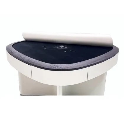 Customizable Solid Wood Saddle Leather Mahjong Table