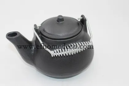Cast iron teapot for cooking tea