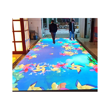 Full Color 3D Sensitive Dance Floor LED Panels for TV Studios