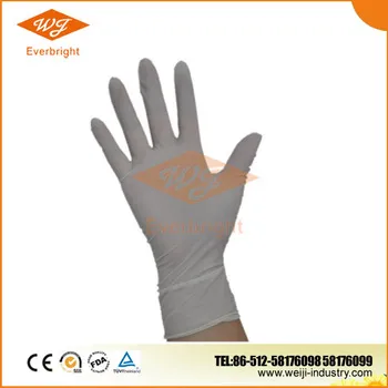 Powdered Latex medical gloves , disposable gloves made in Malaysia