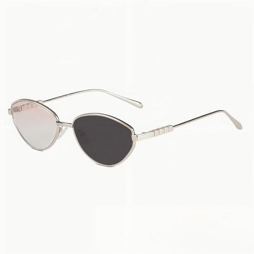 Fashion Casual Vintage Metal Cat Eye Photochromic Sunglasses