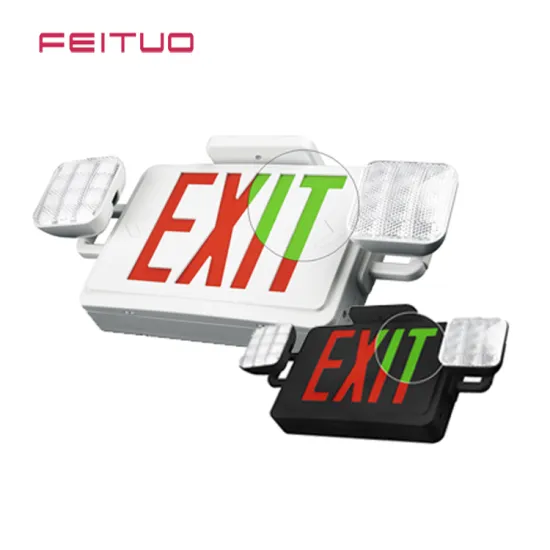 UL Listed LED Emergency Fire Exit Signs with Twin Heads - Top Sale
