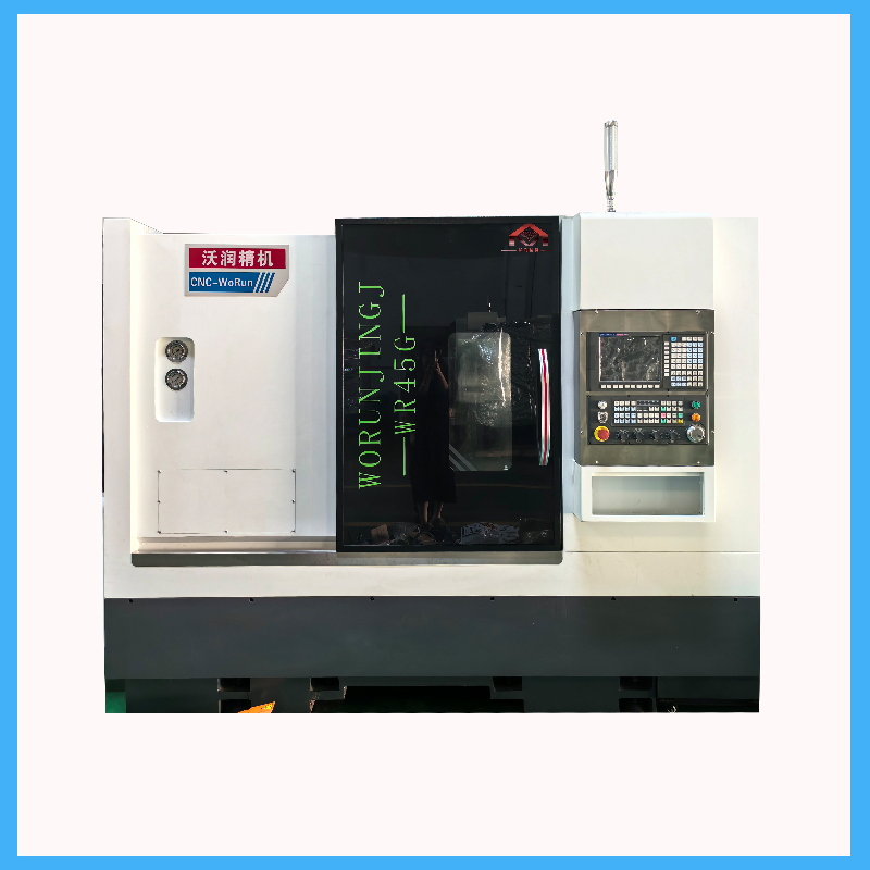 Torno de bancada inclinada CNC de alta precisión