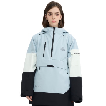 Skiwear women's single and double board hooded